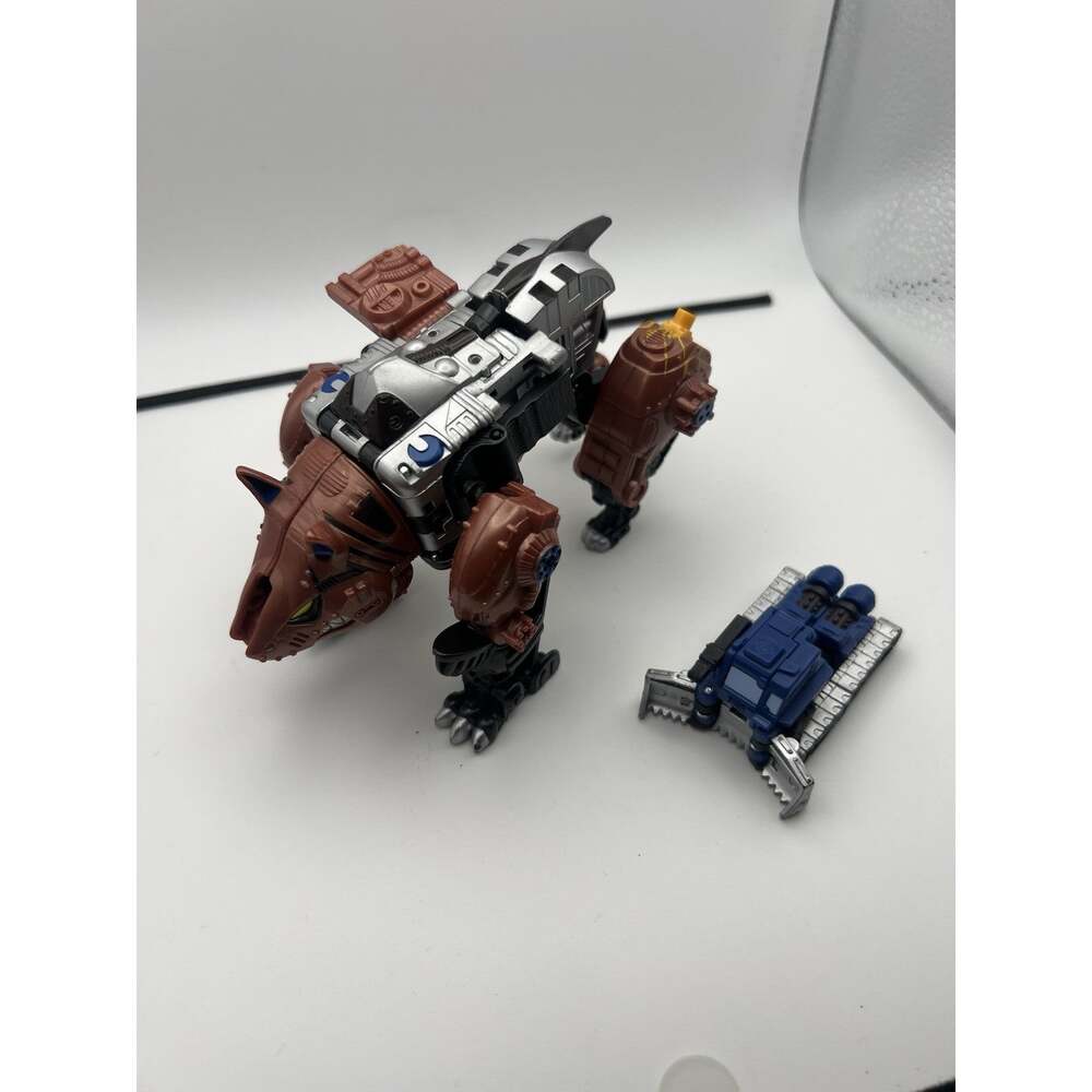 2003 Transformers Armada Rhinox w/ Armorhide Mini-Con Hasbro Incomplete - Picture 2 of 9